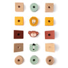 Trixie Wooden Animaux empilant des blocs, 15dlg.