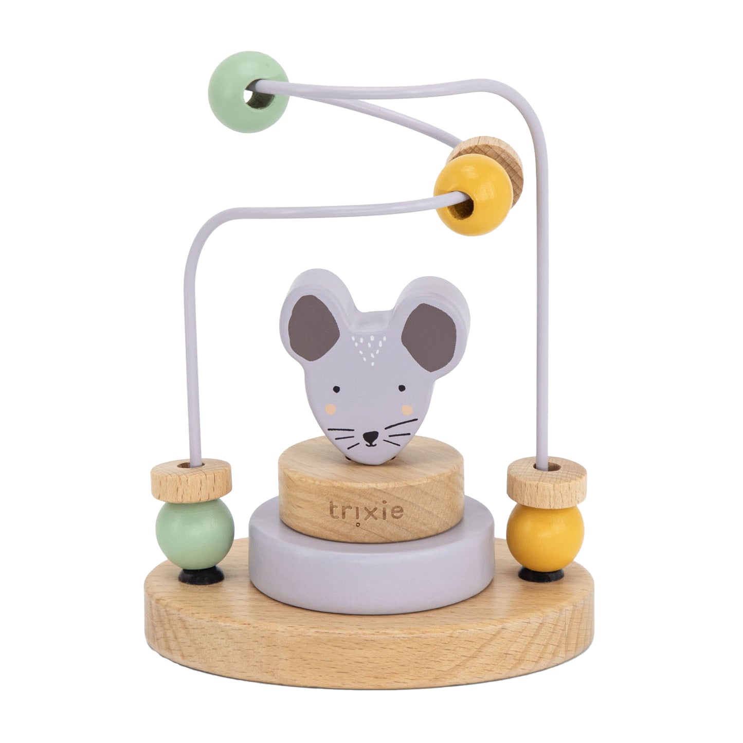 Paute à moteur en bois trixie Mme souris
