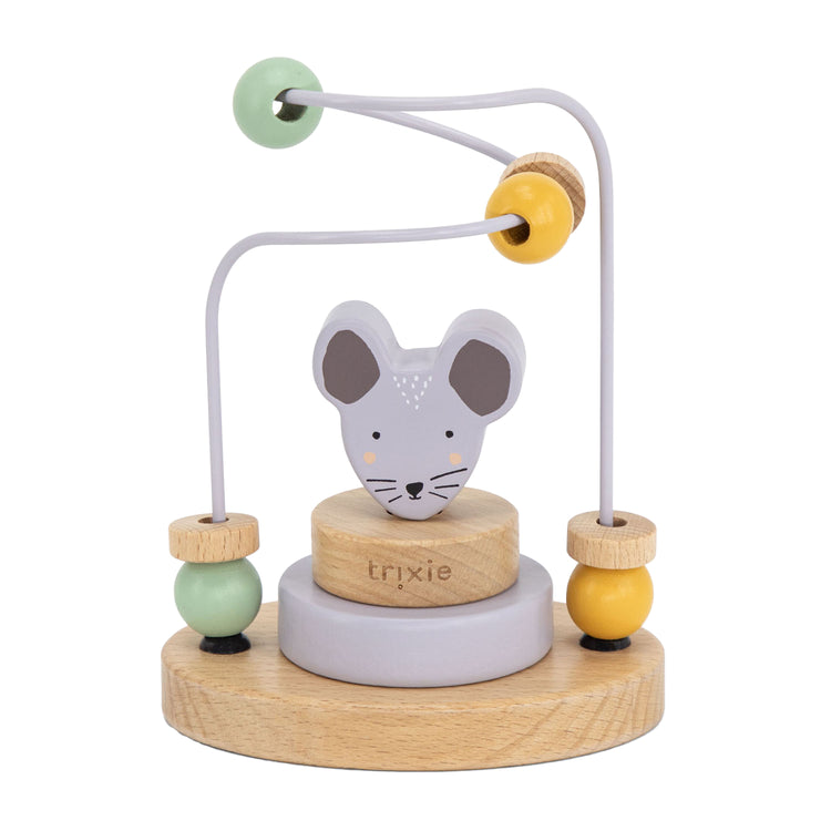 Paute à moteur en bois trixie Mme souris