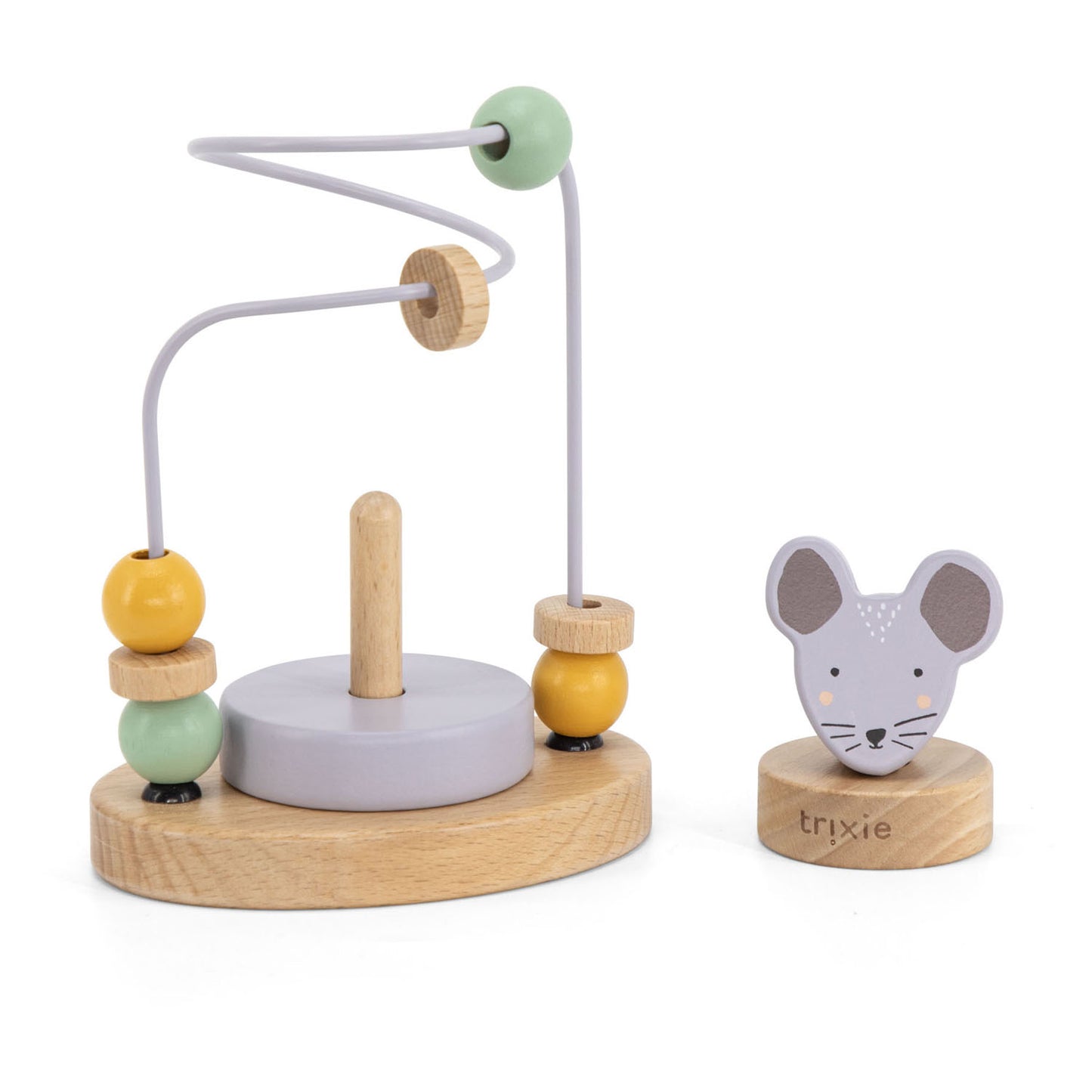 Paute à moteur en bois trixie Mme souris