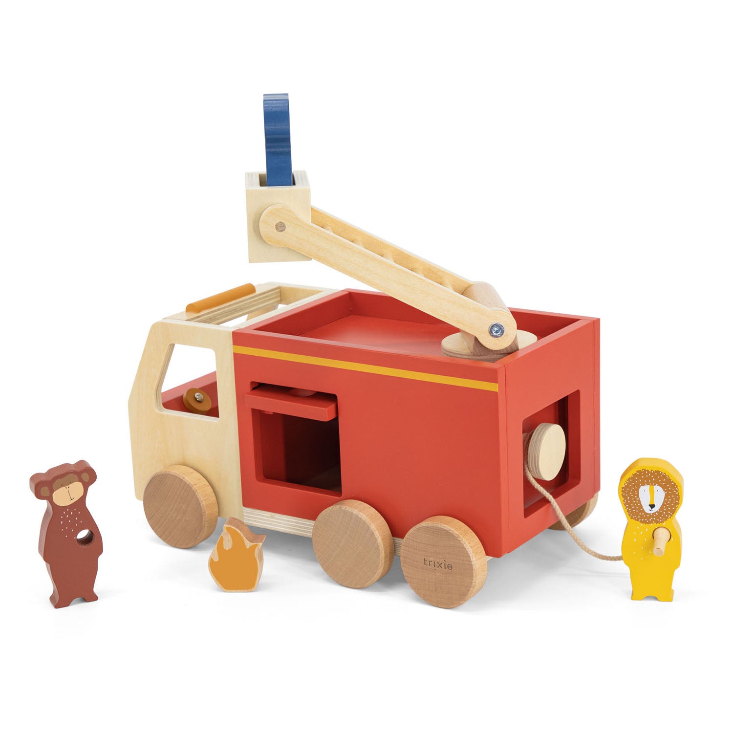 Trixie Houten Dieren Fire Truck