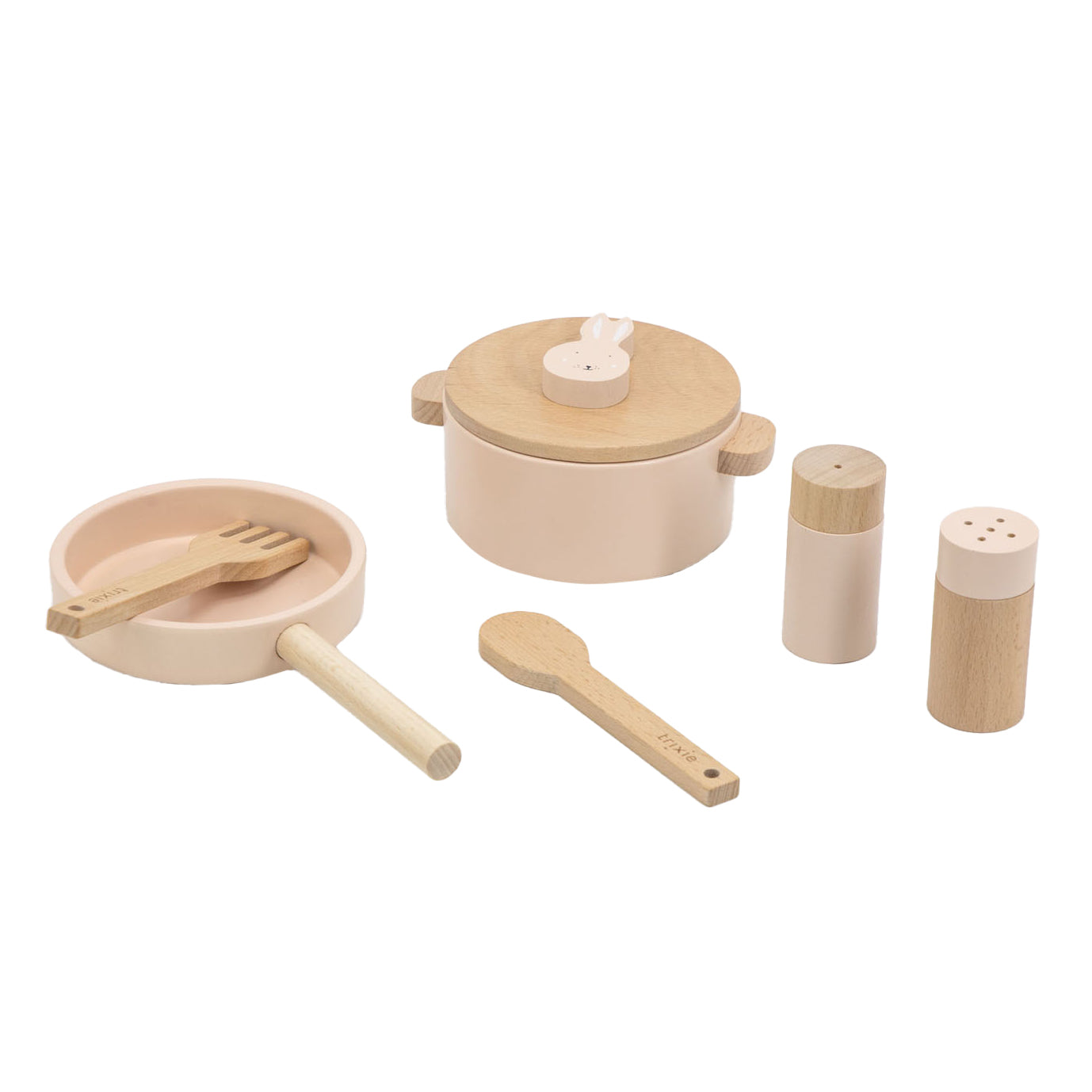 Ensemble de cuisine en bois Trixie Mme Lapin