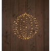 Anna's collection boule lumineuse 40cm 192led classique chaude avec fonction flash minuterie variateur cordon de 5 mètres