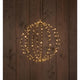 Anna's collection boule lumineuse 40cm 192led classique chaude avec fonction flash minuterie variateur cordon de 5 mètres