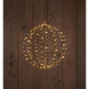 Anna's collection boule lumineuse 50cm 216led classique chaude avec fonction flash minuterie variateur cordon de 5 mètres