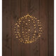Anna's collection boule lumineuse 50cm 216led classique chaude avec fonction flash minuterie variateur cordon de 5 mètres