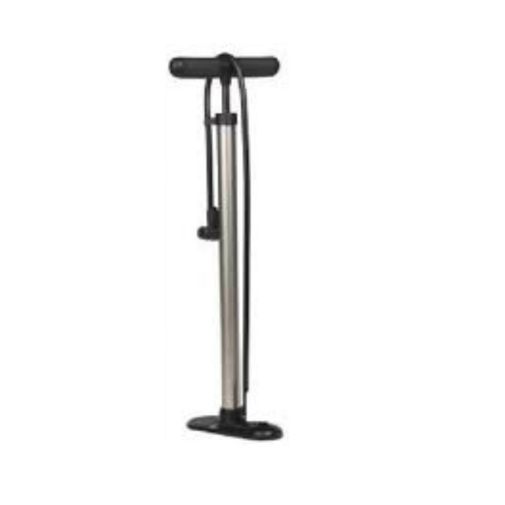 FALKX Pompe à vélo argent classique. S'adapte à toutes les vannes