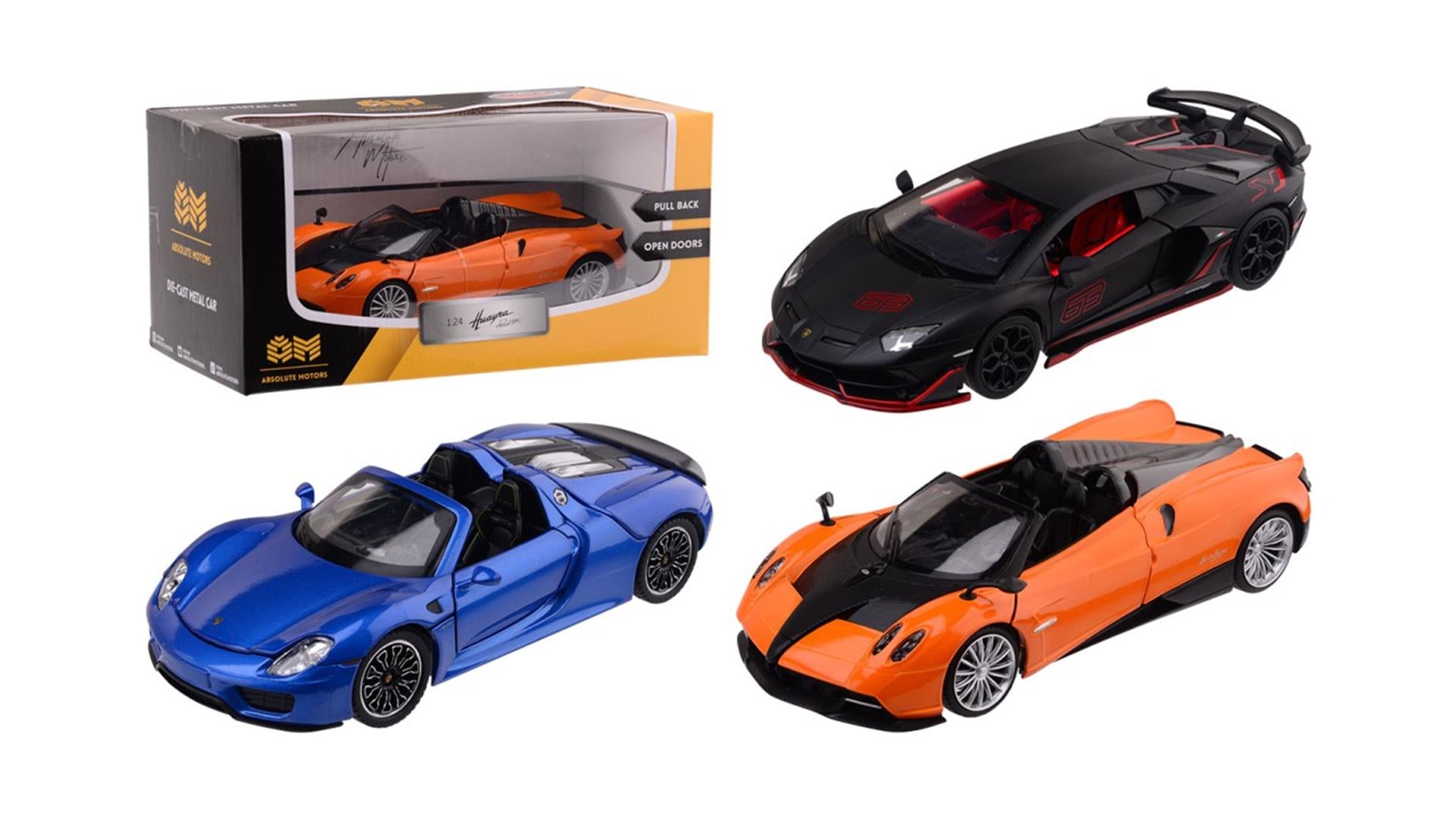 Supercar sous licence Johntoy à l'échelle environ 1:24