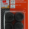 Mack 1047699 - bouchon en caoutchouc noir ø 22 mm 4 pcs | 6 pièces