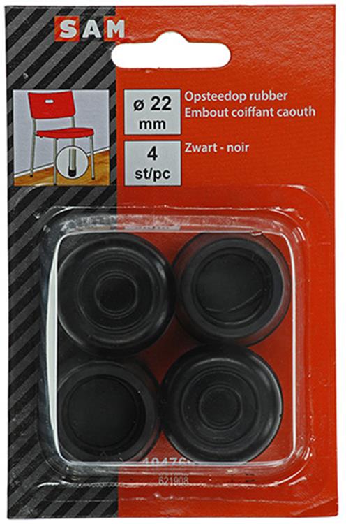 Mack 1047699 - bouchon en caoutchouc noir ø 22 mm 4 pcs | 6 pièces