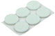 Mack 1047702 - pastille en feutre autocollante blanc ø 19 mm 18 pcs | 12 pièces