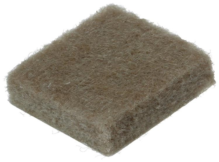 Mack 1047707 - super-feutre autocollant beige 19 x 19 mm 24 pcs | 12 pièces