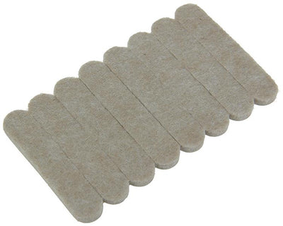 Mack 1047708 - super-feutre autocollant beige 13 x 63 mm 8 pcs | 12 pièces