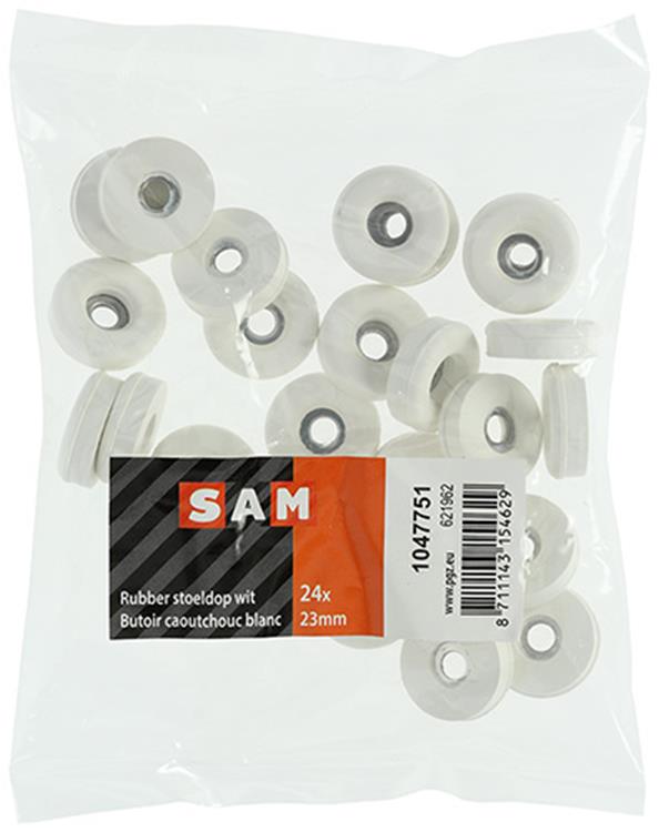 Mack 1047751 - capuchon de siège en caoutchouc blanc ø 23 mm 24 pcs | 6 pièces