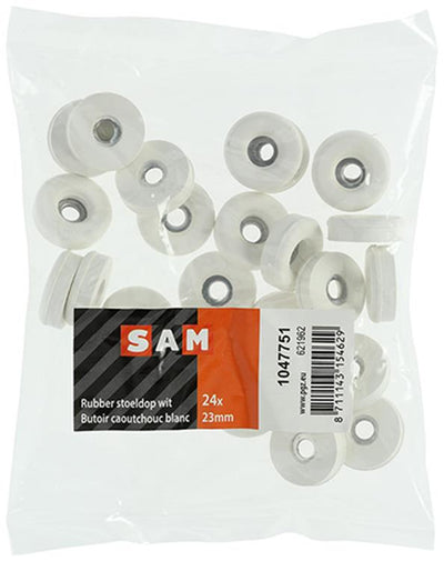 Mack 1047751 - capuchon de siège en caoutchouc blanc ø 23 mm 24 pcs | 6 pièces