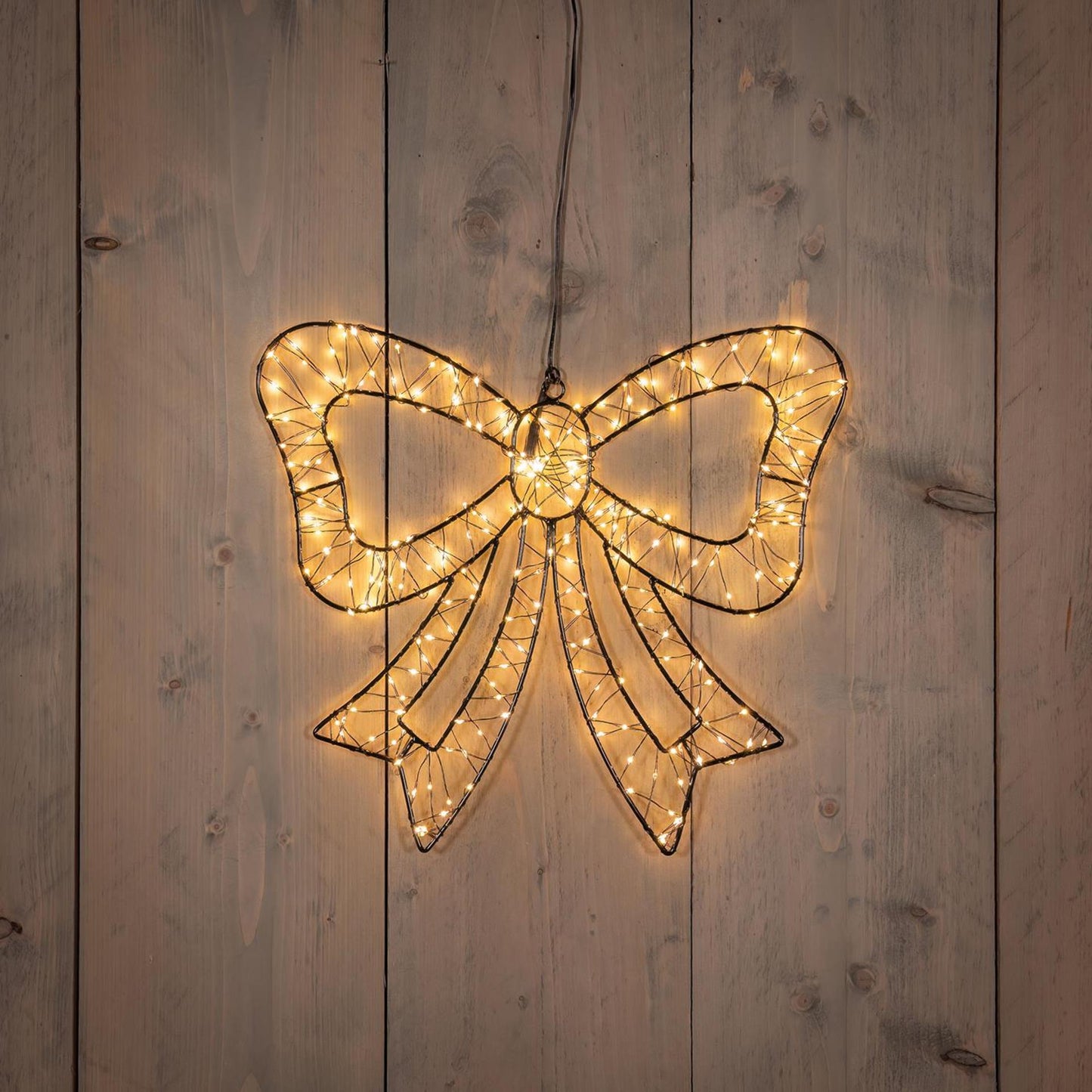 Anna's collection noeud papillon lumineux 34cm 278LED IP44 avec fonction flash variateur minuterie