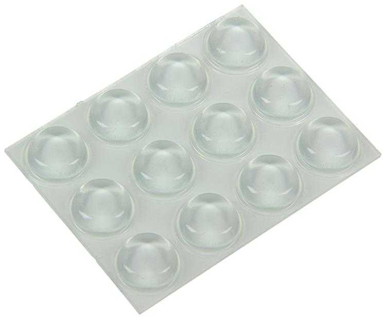 Mack 1047659 - silencieux autocollant transparent ø 13 mm 12 pcs | 12 pièces