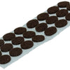 Mack 1047664 - feutre pour meubles autocollant marron ø 13 mm 24 pcs | 12 pièces