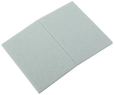 Mack 1047709 - pastille en feutre autocollante blanc 70 x 95 mm 1 pièce pièce | 12 pièces