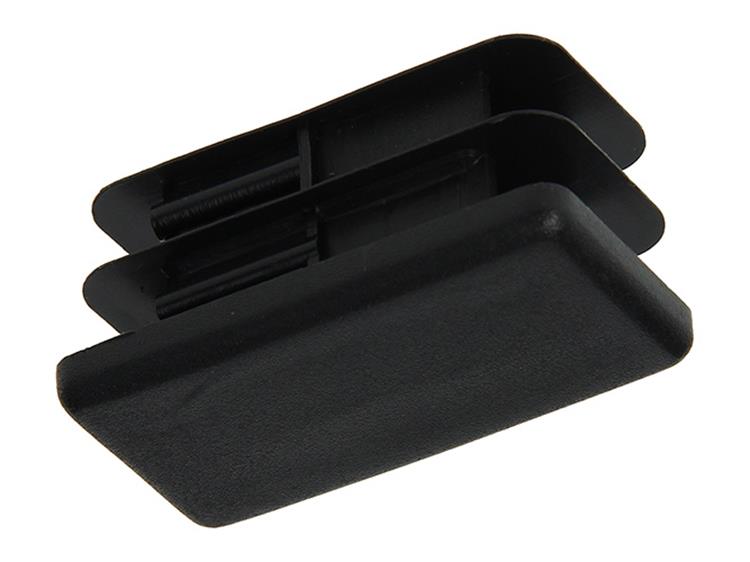 Mack 1047764 - bouchon en plastique noir 20 x 40 mm 4 pcs | 6 pièces