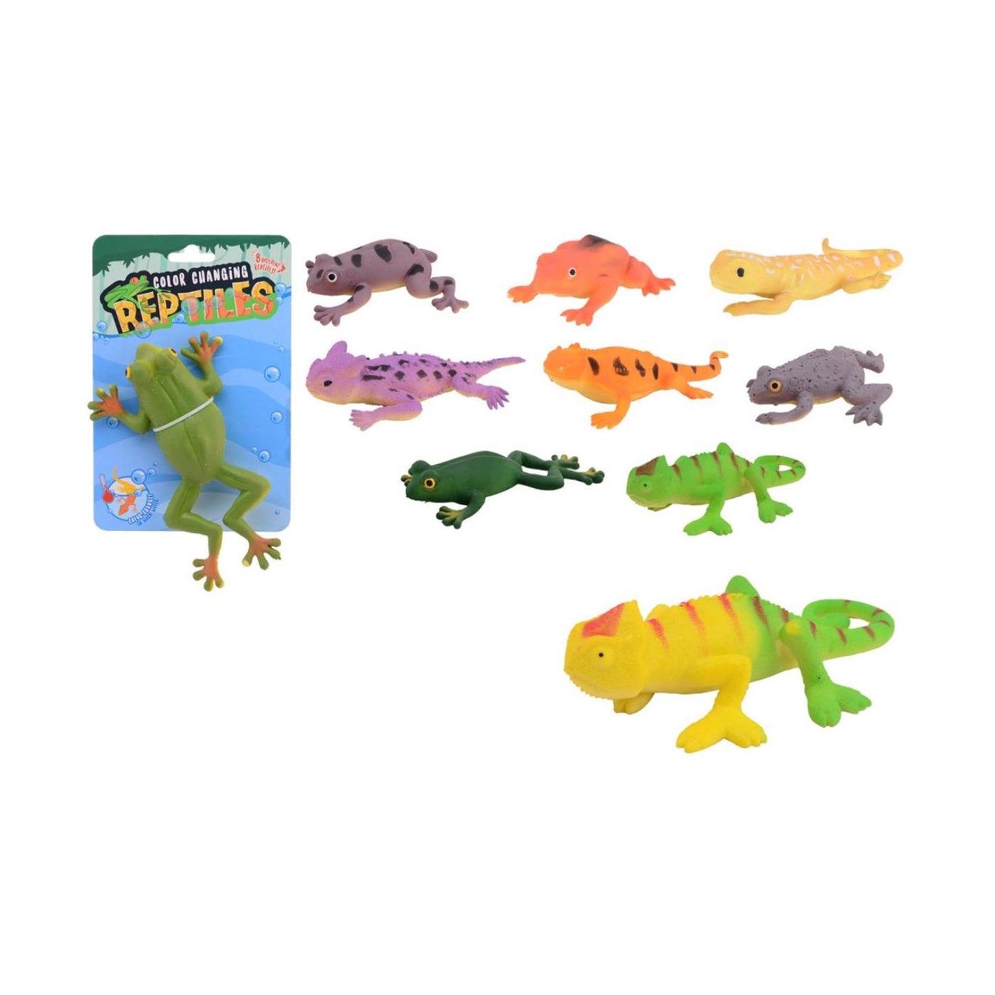 Johntoy john jouet reptile changeant de couleur 12cm