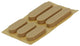 Mack 1047669 - silencieux autocollant marron 16 + 22x7 mm 24 pcs | 12 pièces
