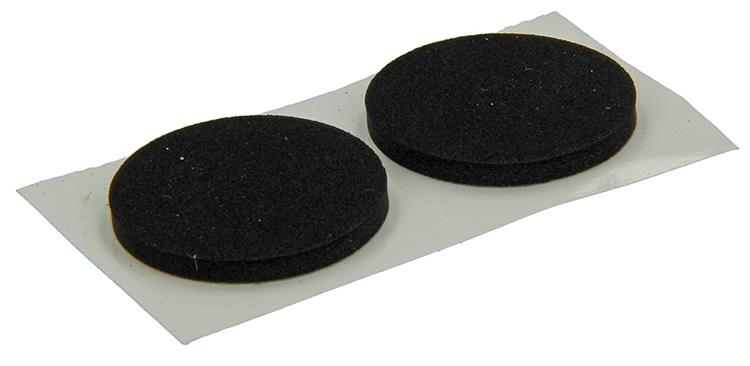 Mack 1047671 - bande antidérapante autocollante noir ø 28 mm 6 pcs | 12 pièces
