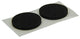 Mack 1047671 - bande antidérapante autocollante noir ø 28 mm 6 pcs | 12 pièces