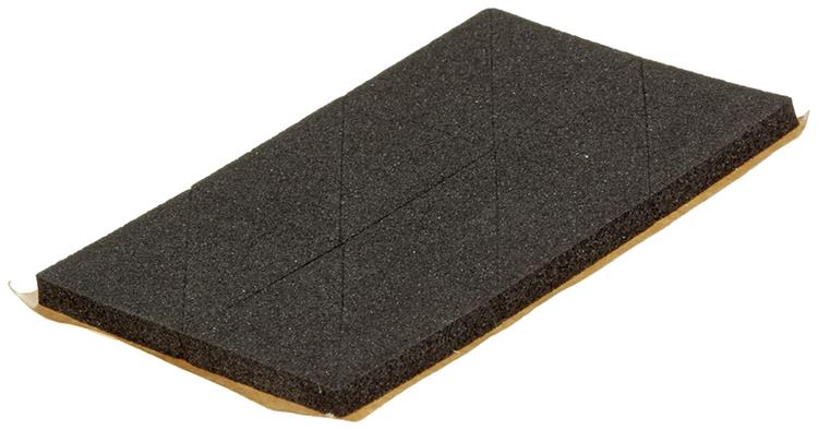 Mack 1047673 - bande de mousse autocollante noire 20 x 20 mm 24 pcs | 6 pièces
