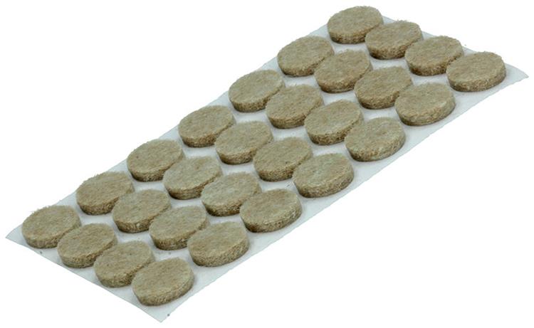 Mack 1047719 - super feutre autocollant beige ø 10 mm 56 pcs | 12 pièces