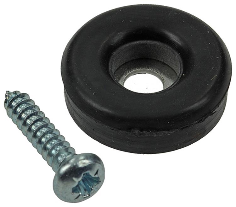 Mack 1047722 - capuchon de selle caoutchouc + vis noir ø 23 mm 8 pcs | 6 pièces