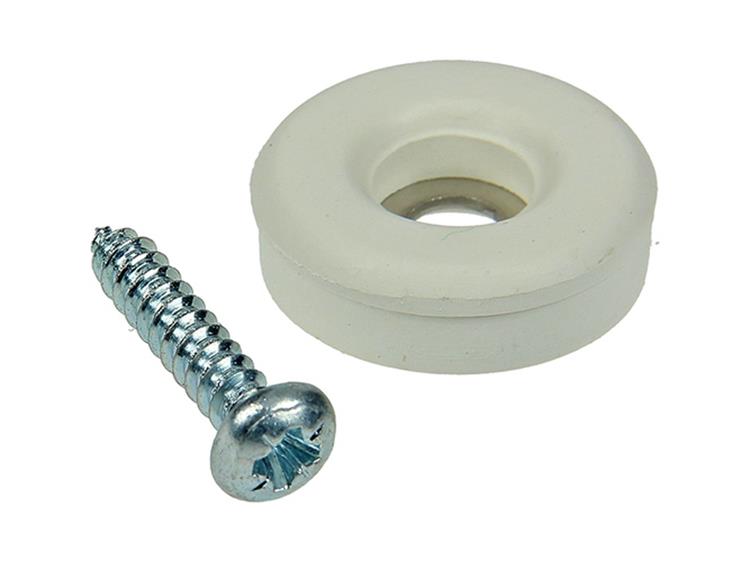 Mack 1047723 - capuchon de siège en caoutchouc + vis blanc ø 23 mm 8 pcs | 6 pièces