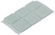 Mack 1047727 - pastille en feutre autocollante blanc 19 x 19 mm 18 pcs | 12 pièces