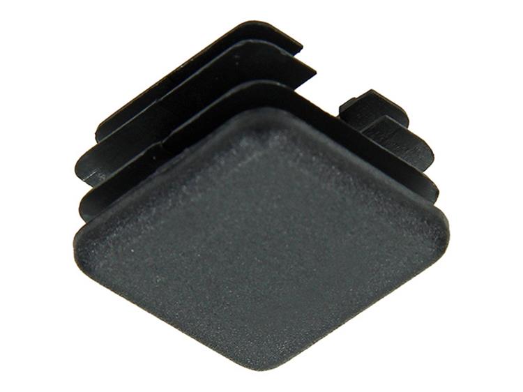 Mack 1047728 - bouchon en plastique noir 20 x 20 mm 4 pcs | 6 pièces