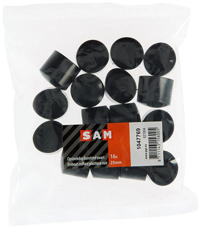 Mack 1047769 - bouchon en plastique noir ø 25 mm 16 pcs | 6 pièces