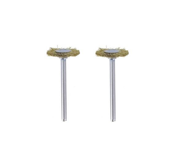 Brosse en laiton Dremel 535 - ø de travail 19,0 mm - 2 pièces