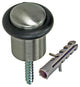 Mack 1047631 - cylindre d'arrêt de porte modèle aspect acier inoxydable ø 20h30 mm 1 pièce pièce | 6 pièces