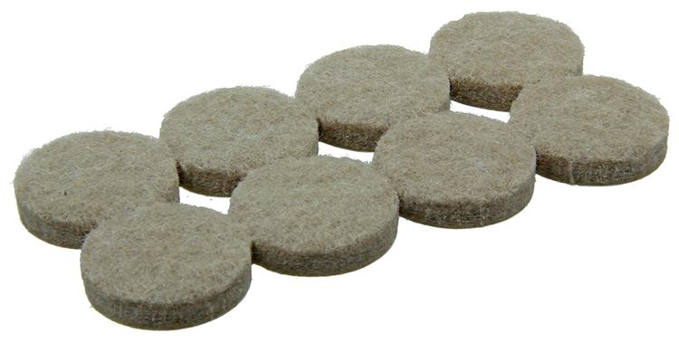 Mack 1047684 - super feutre autocollant beige ø 22 mm 16 pcs | 12 pièces