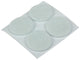 Mack 1047685 - pastille en feutre autocollante blanc ø 25 mm 12 pcs | 12 pièces