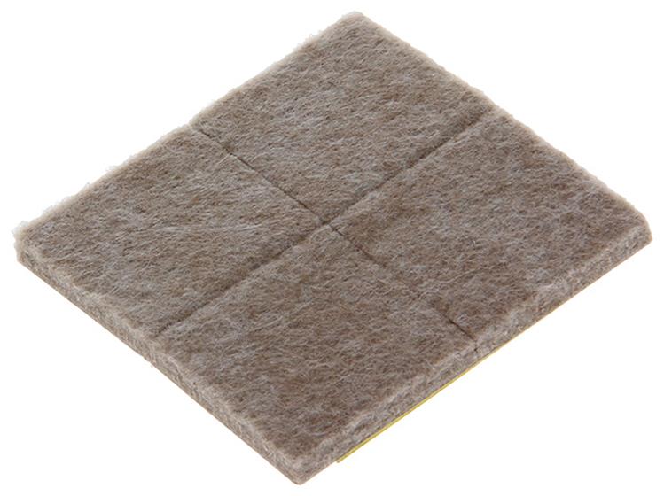 Mack 1047686 - super feutre autocollant beige 34 x 34 mm 8 pcs | 12 pièces