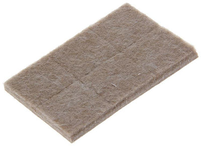Mack 1047688 - super-feutre autocollant beige 25 x 25 mm 12 pcs | 12 pièces