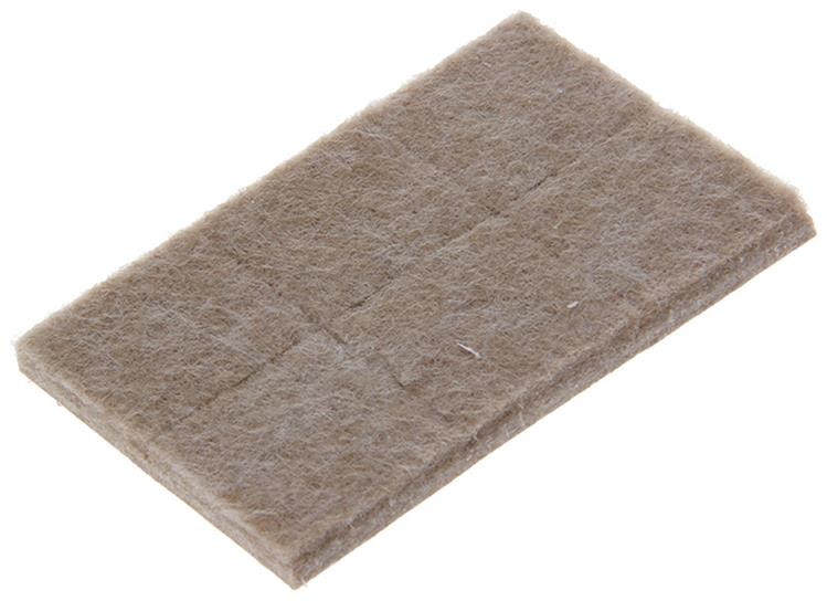 Mack 1047688 - super-feutre autocollant beige 25 x 25 mm 12 pcs | 12 pièces