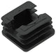 Mack 1047738 - bouchon en plastique noir 25 x 25 mm 4 pcs | 6 pièces