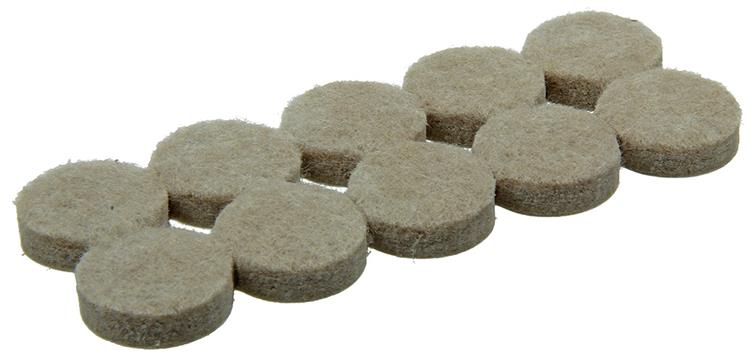 Mack 1047689 - super feutre autocollant beige ø 19 mm 20 pcs | 12 pièces