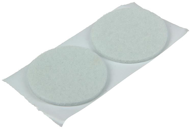 Mack 1047690 - pastille en feutre autocollante blanc ø 35 mm 6 pcs | 12 pièces
