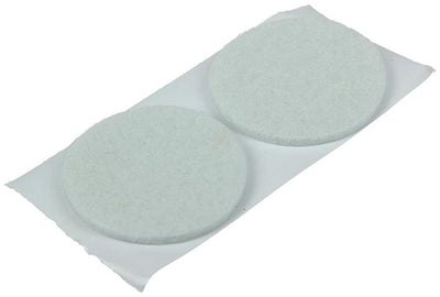 Mack 1047690 - pastille en feutre autocollante blanc ø 35 mm 6 pcs | 12 pièces