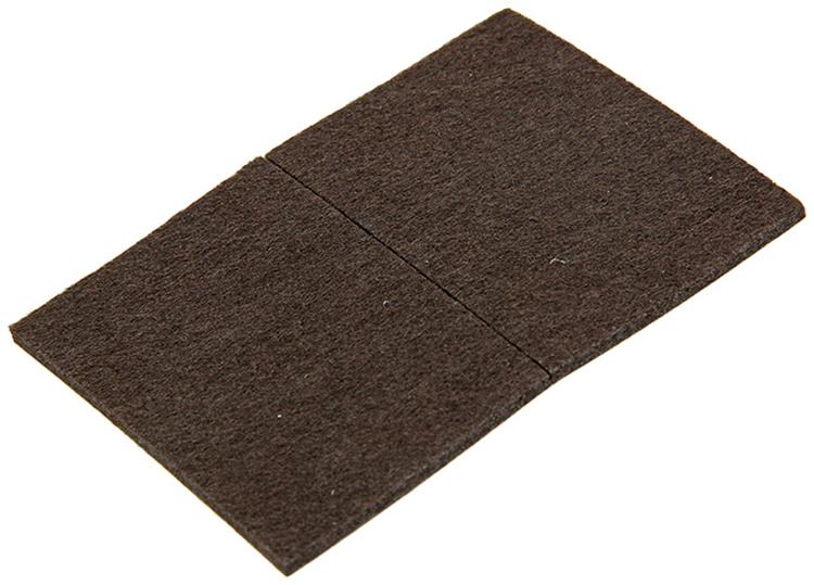 Mack 1047693 - pastille en feutre autocollante marron 70 x 95 mm 1 pièce pièce | 12 pièces
