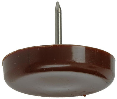 Mack 1047748 - clou planeur de chaise plastique marron ø 28 mm 4 pcs | 6 pièces