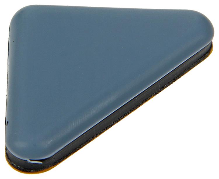 Mack 1047790 - pastille super coulissante autocollante gris 35x35x45 mm 4 pcs | 12 pièces