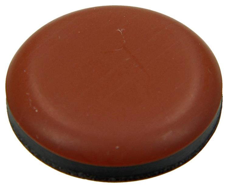 Mack 1048780 - pastille super coulissante autocollante marron ø 30 mm 4 pcs | 12 pièces